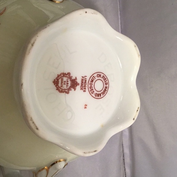 Very RARE LIMOGES FRANCE, HAVILAND PORCELAIN TEA SET FOR THE DUKE OF CHOISEUL - Picture 6 of 8